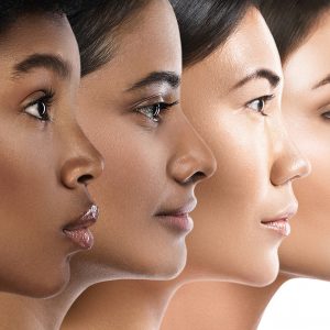 Different ethnicity women - Caucasian, African, Asian and Indian